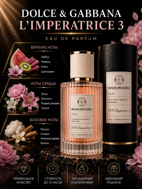 Парфюмерная вода для женщин Dolce & Gabbana limperatrice, 30 мл, 50 мл, 100 мл - 