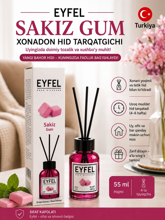 Ароматический диффузор Eyfel 55 мл