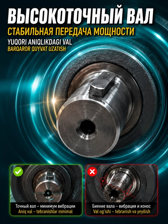 BosimPro MOON, bir fazali elektr dvigatel 3 kW, 220V, 3000 ayl/min,3 kVt / 2,2 kVt