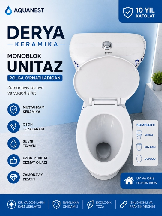 Унитаз Derya Keramika напольный