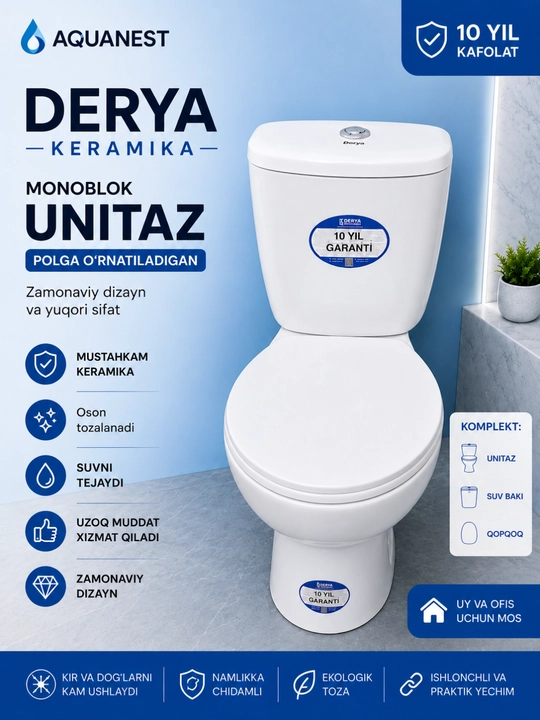 Унитаз Derya Keramika напольный - 