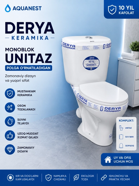 Унитаз Derya Keramika напольный
