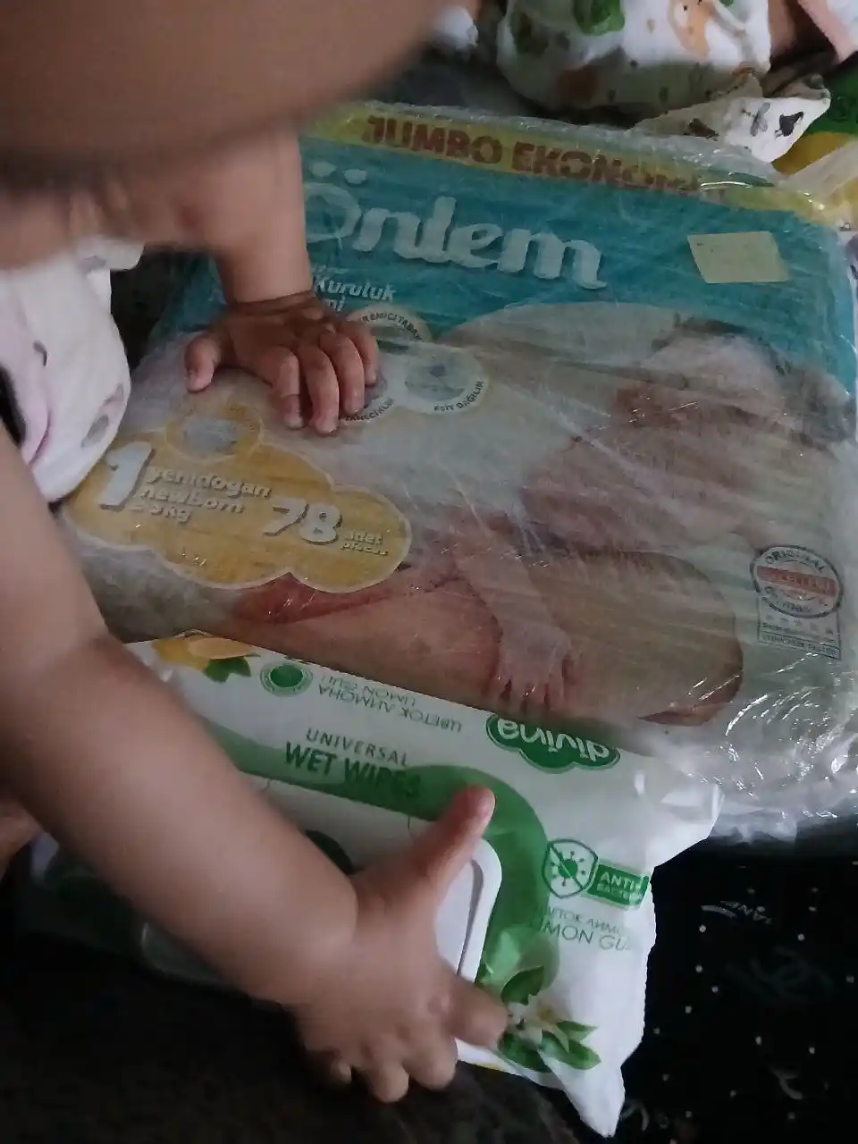 Bolalar tagligi pampers "Onlem Jumbo Economic", 1 o‘lcham, 78 dona
