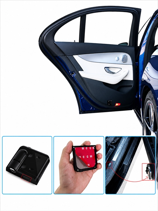 Avtomobil eshigi uchun sensorli LED logo proyektor chirog‘i