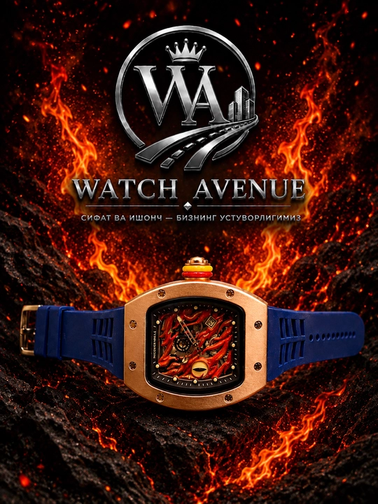 Кварцевые часы Richard Mille Dragon Eye GOLD 