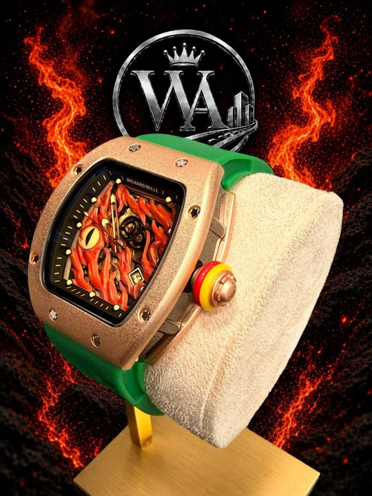 Кварцевые часы Richard Mille Dragon Eye GOLD 