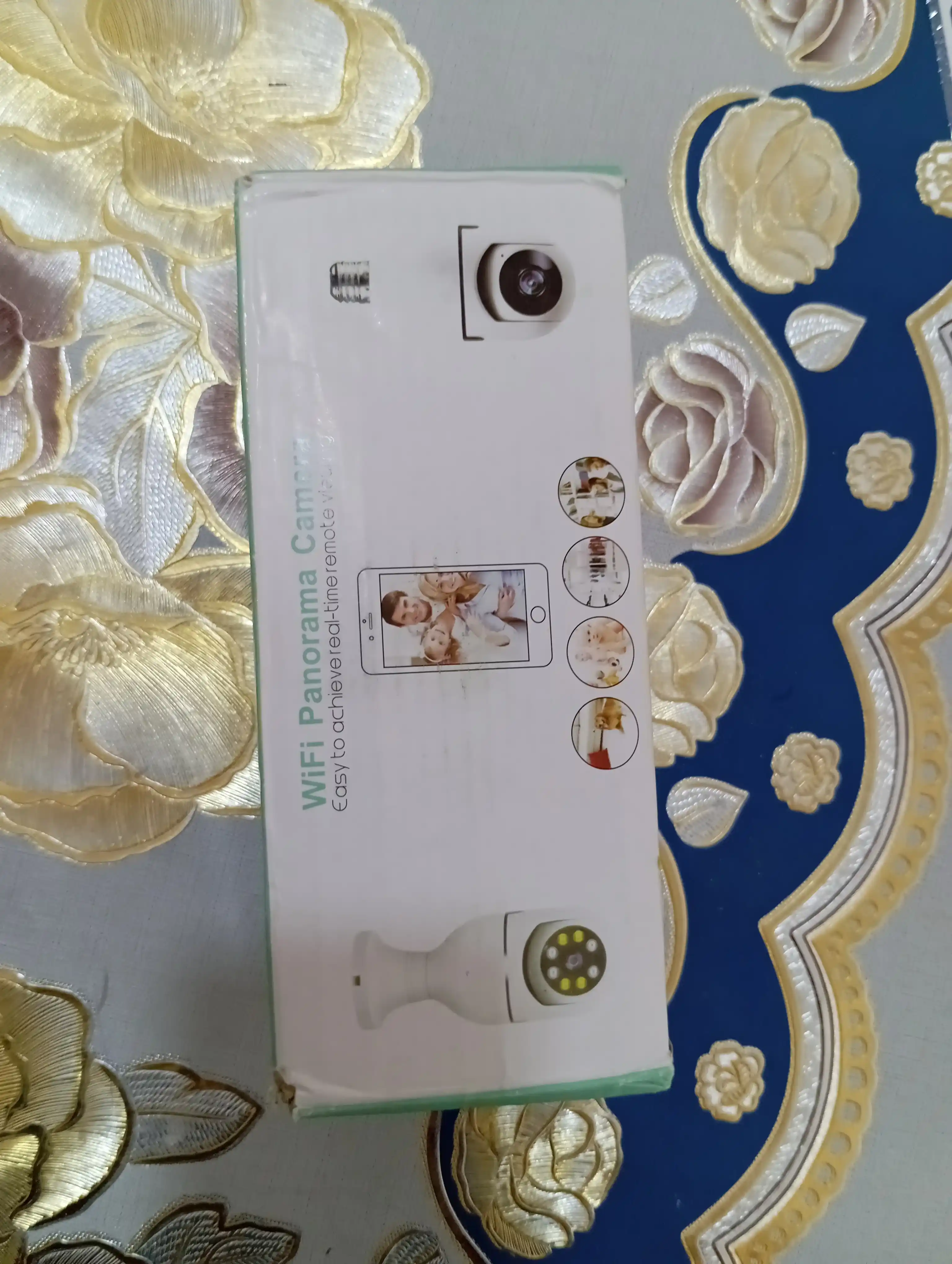 Chiroq kamerasi, Wi-Fi chiroq videokamerasi, Full HD 1080p V380 PRO APP