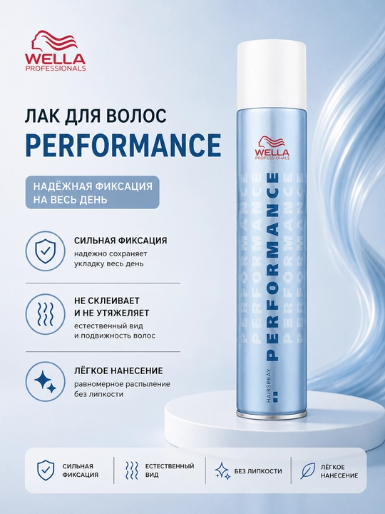 Performance Лак для волос сильной фиксации, 500 мл - 