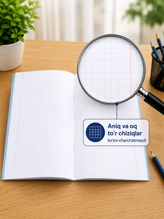 Daftar katakli, 12 varoq to'plamda