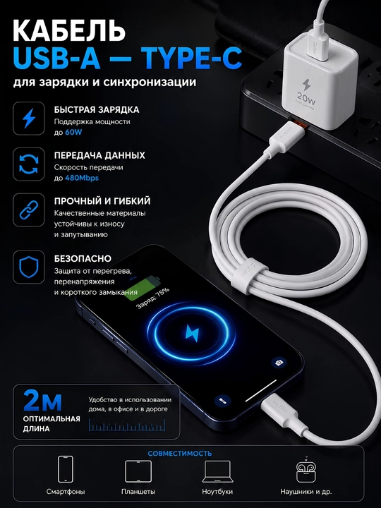 Кабели для телефона быстра зарядка качественно и премиум