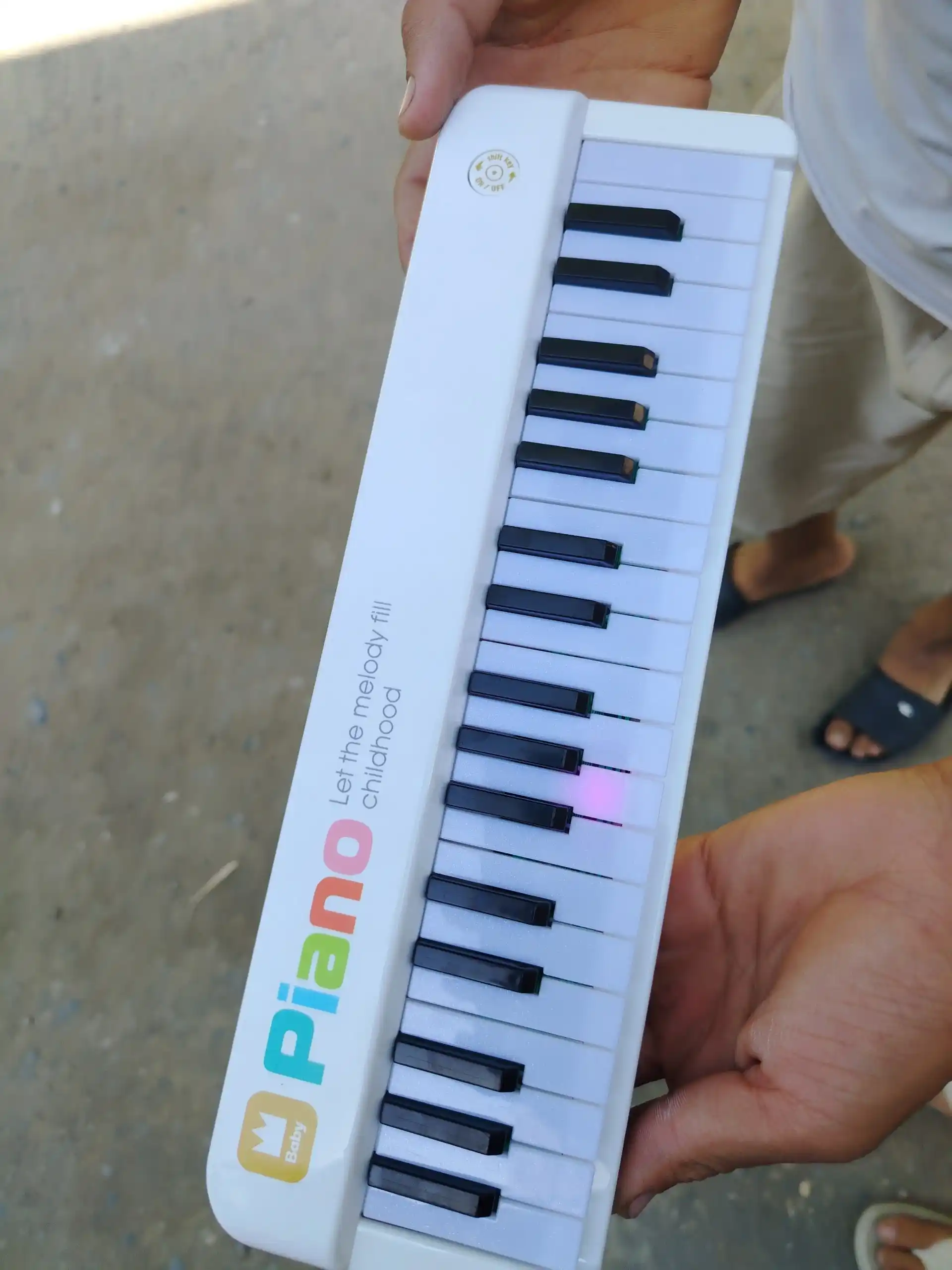 Детское музыкальное пианино Baby Piano, 3 размера, световые и музыкальные эффекты