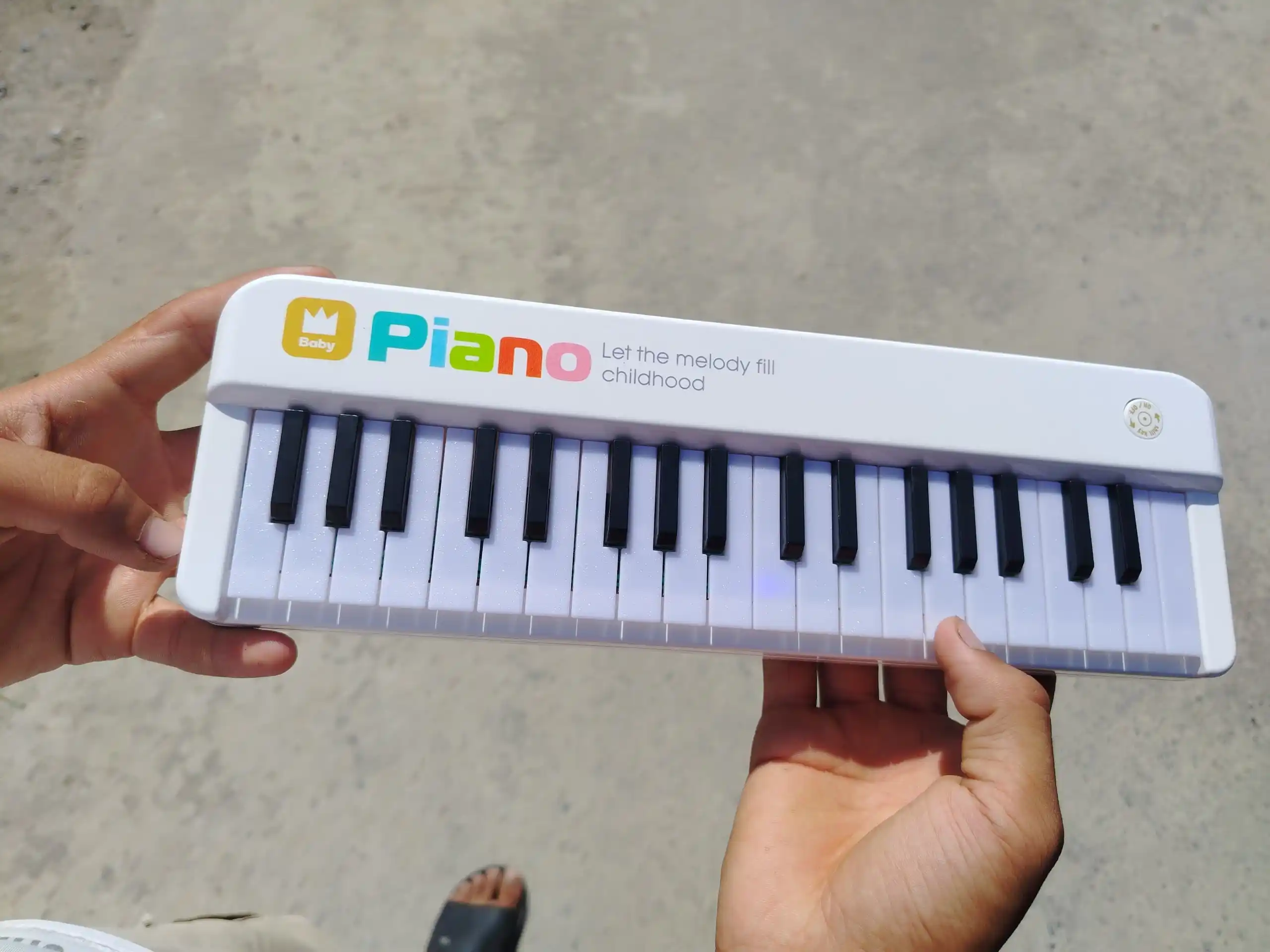 Детское музыкальное пианино Baby Piano, 3 размера, световые и музыкальные эффекты