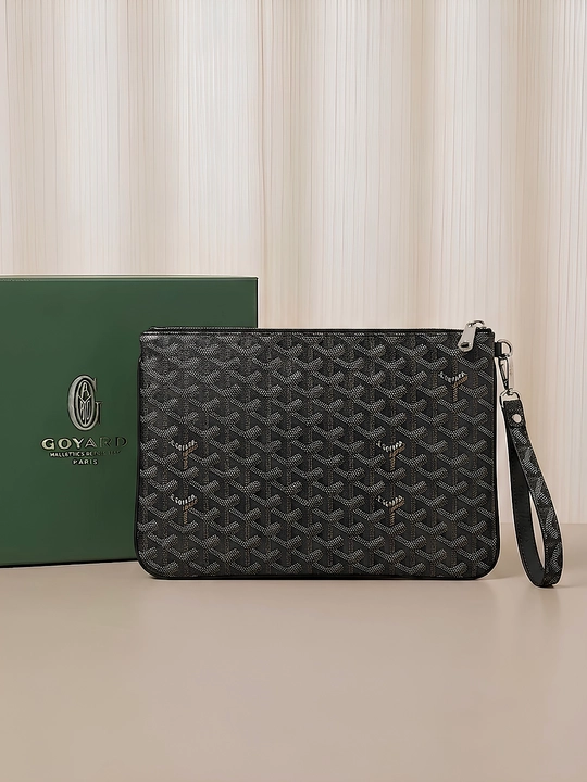 Goyard qo‘l sumka-klatch, barsetka erkaklar va ayollar uchun, zamonaviy dizayn karobkali - 
