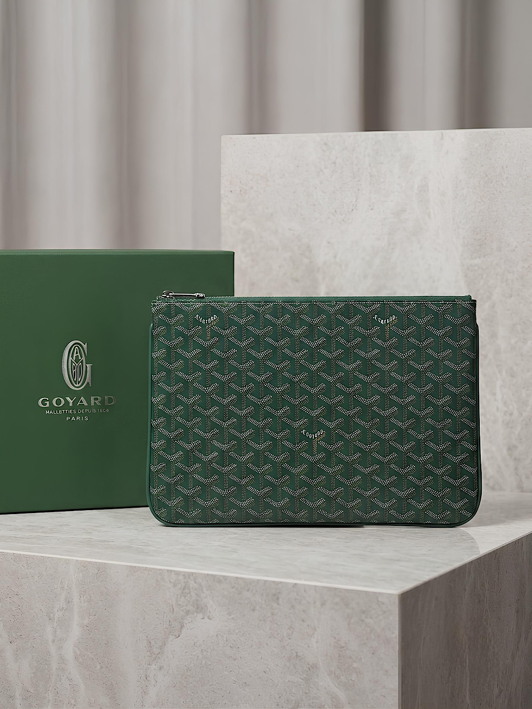 Goyard qo‘l sumka-klatch, barsetka erkaklar va ayollar uchun, zamonaviy dizayn karobkali - 