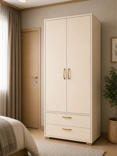 Компактный и вместительный шкаф Comfort из ЛДСП российского производства - 