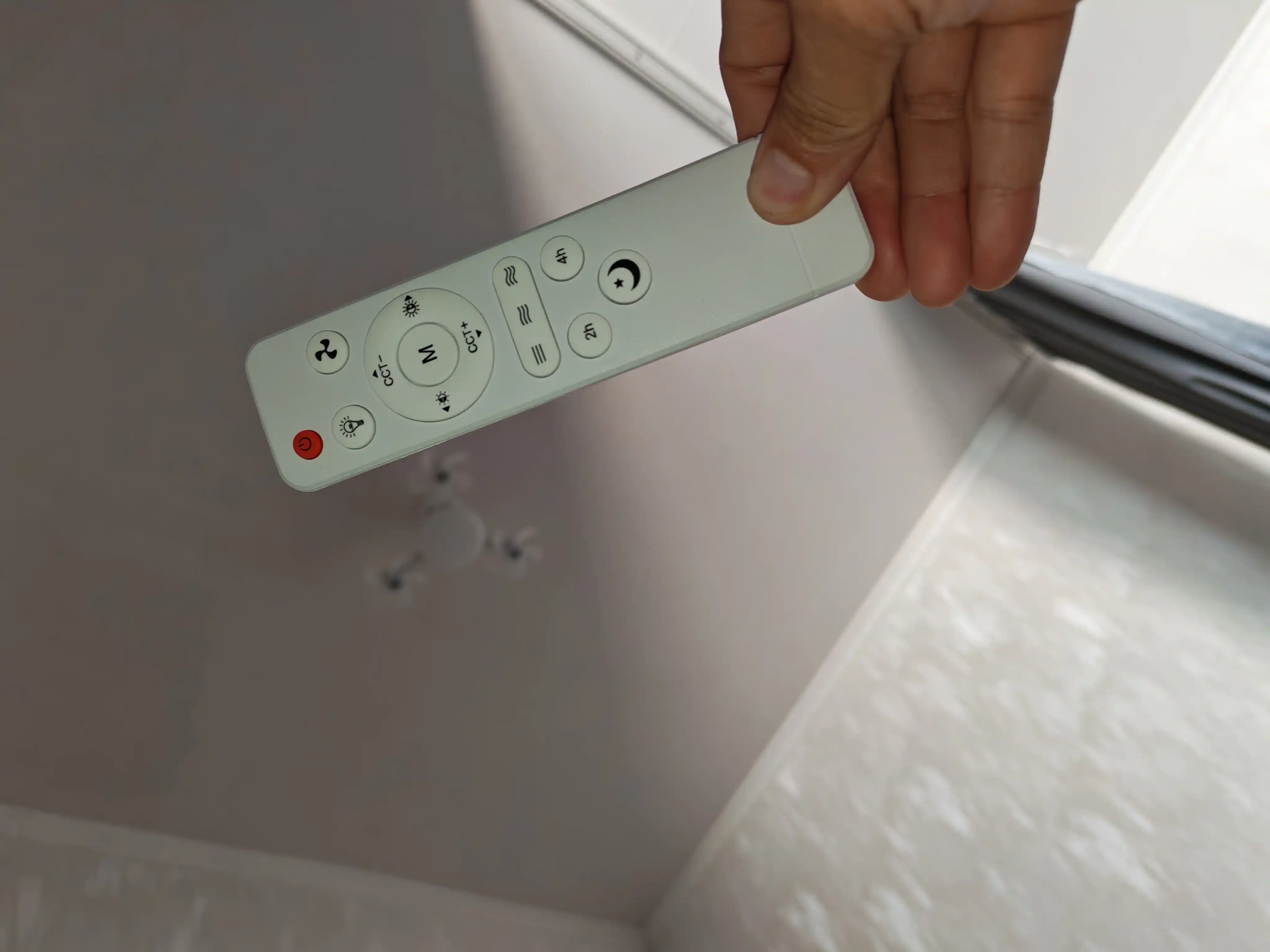 LED люстра с вентилятором с пультом 3 режима света, 4 скорости, современная для дома