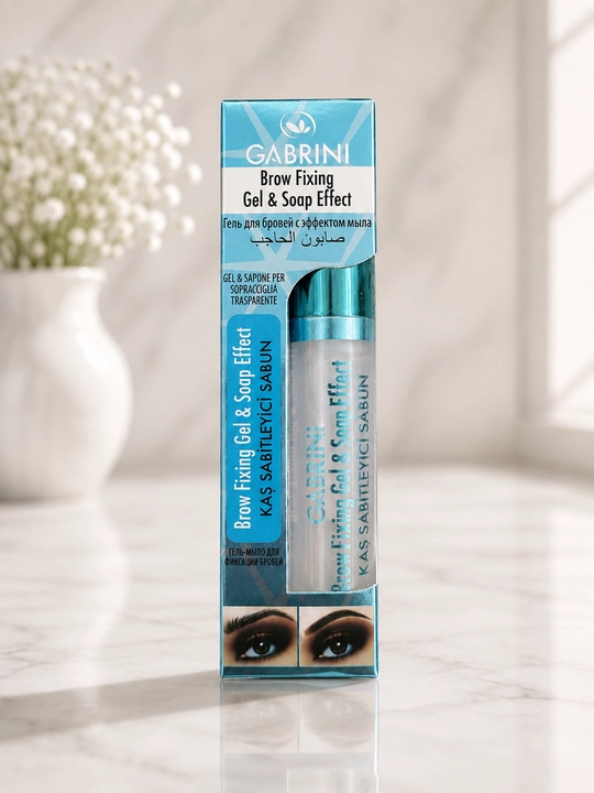 GABRINI гель для бровей Brow Fixing Gel, эффект мыла, фиксация и укладка - 