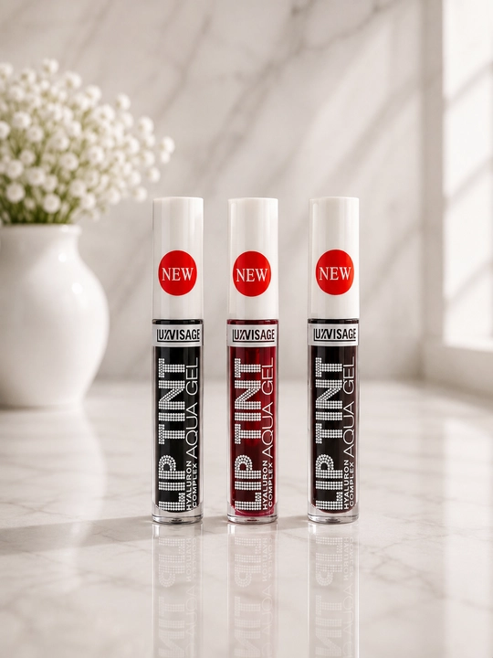 UNVISAGE Lip Tint для губ, гель с гиалуроновой кислотой, 3 оттенка - 