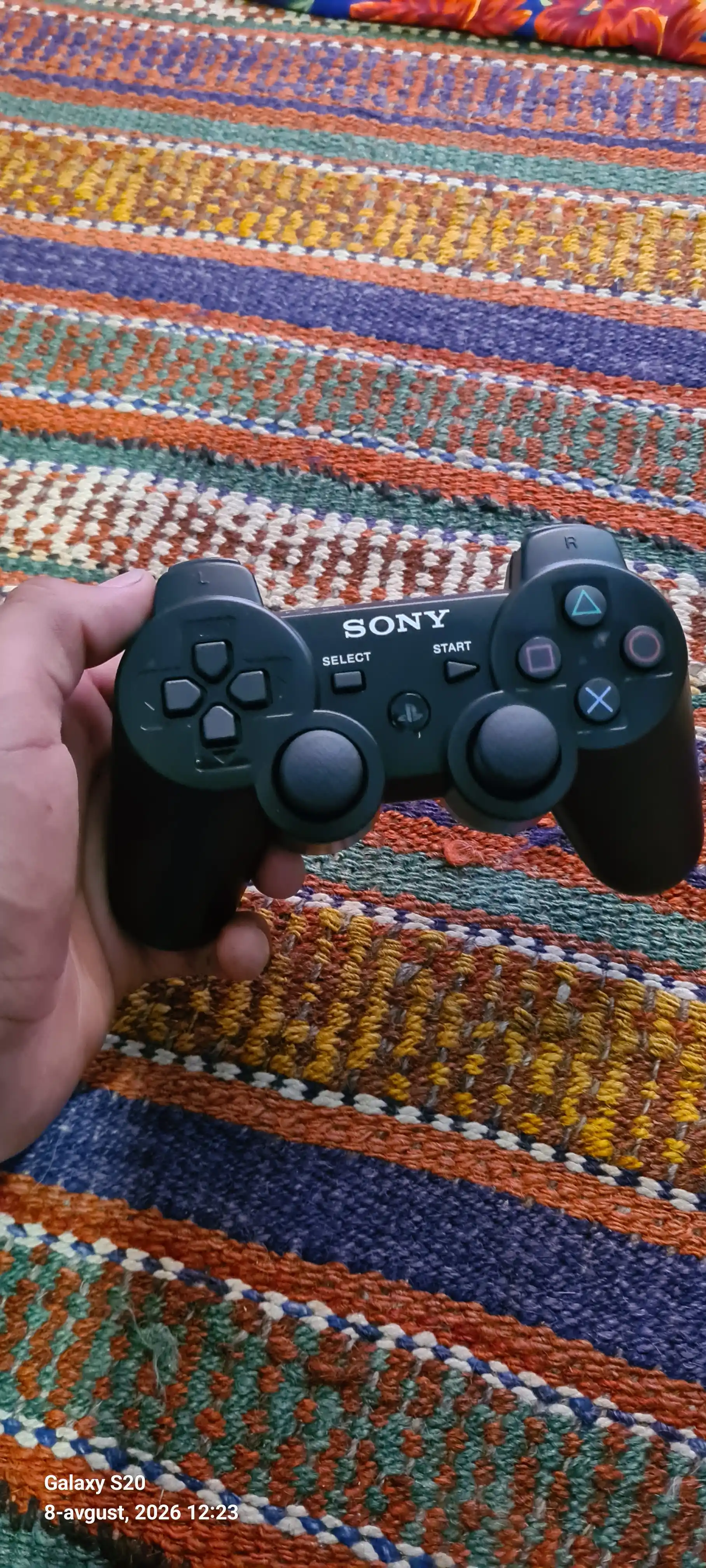 Bluetooth Joystik DualShock 3, Playstation 3 uchun kontroller, simsiz geympad