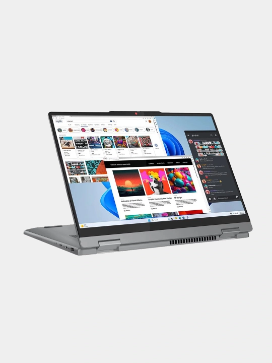 Noutbuk Lenovo Flip, Intel Core ULTRA 5-225U(14"Touchscreen IPS 360°),RAM 8GB, SSD 512GB