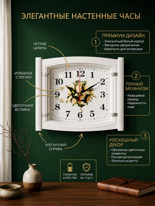 Настенные часы Second Clock