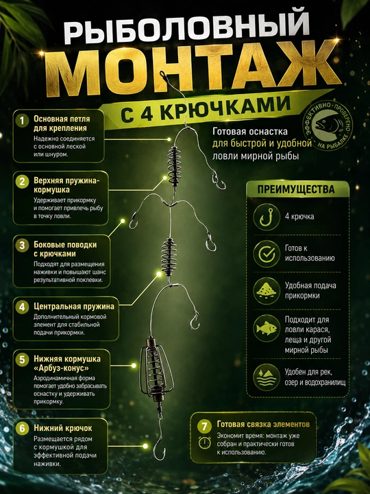 Baliq ovlash montajlari