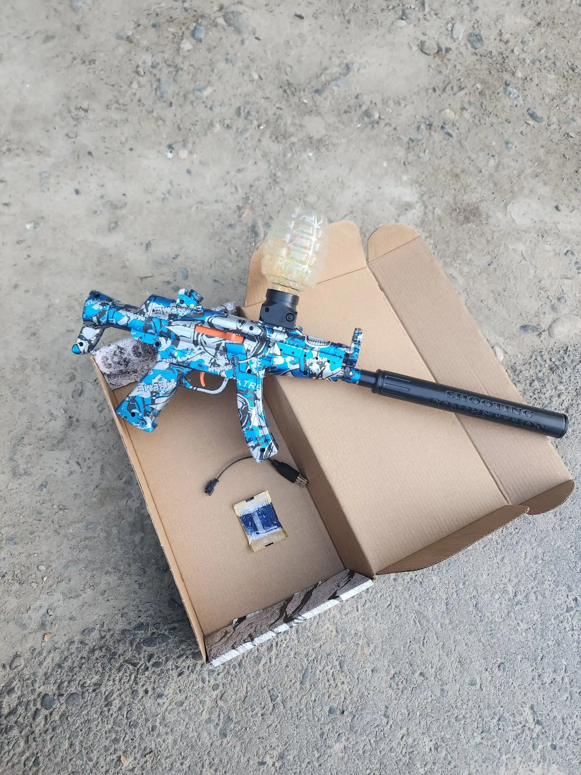 Орбизный автомат игрушка и игрушечный пистолет орбиз M 416, AK47 MP5 UZI SCAR-L для детей