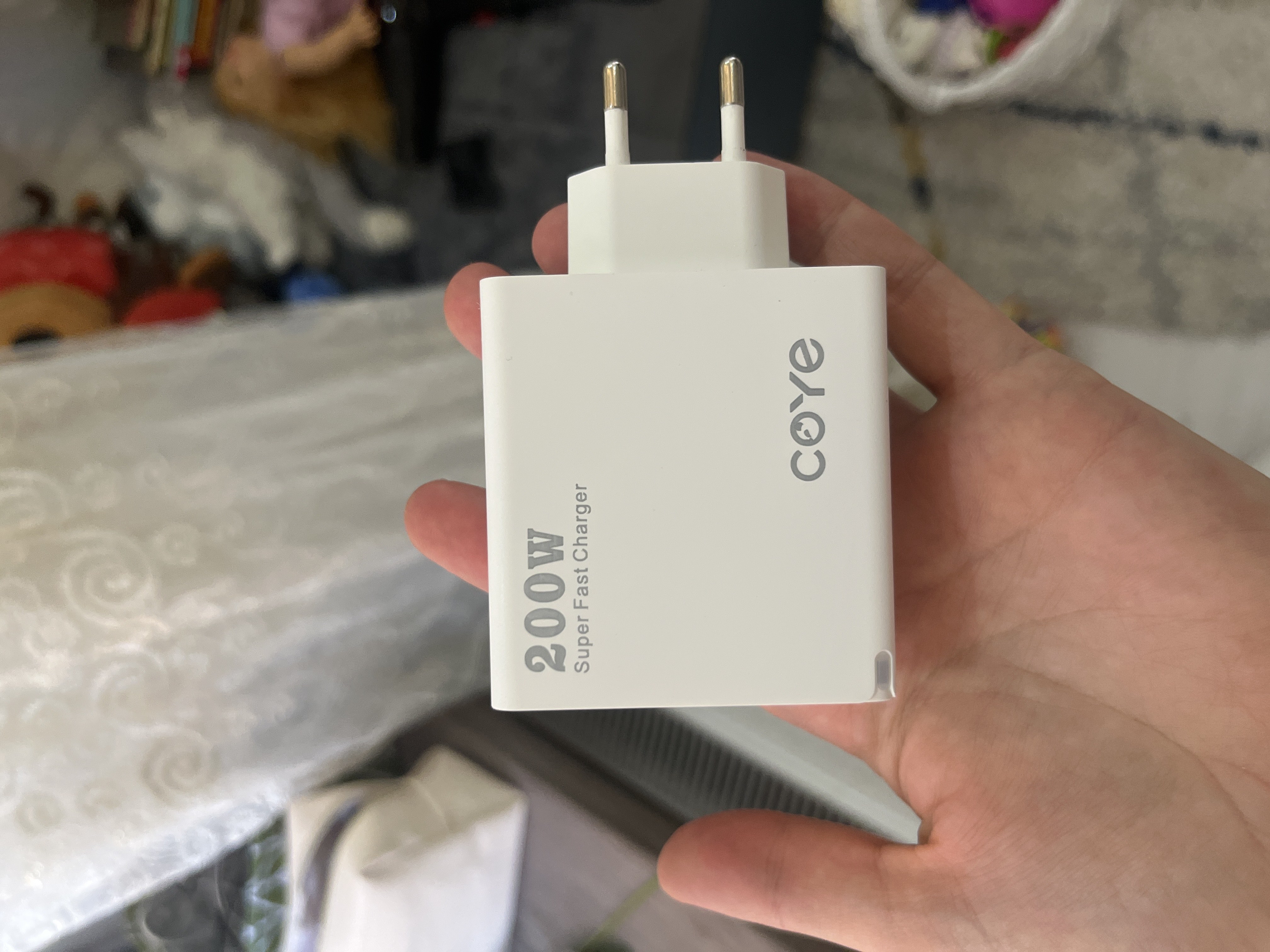 Блок питания, 200W,  6 портов (USB-A и Type-C PD) TURBO зарядка,адаптер, зарядчик