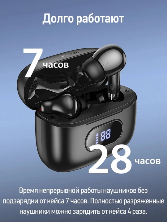 IPhone va Android uchun HOCO va Borofone simsiz quloqchinlar, sensorli