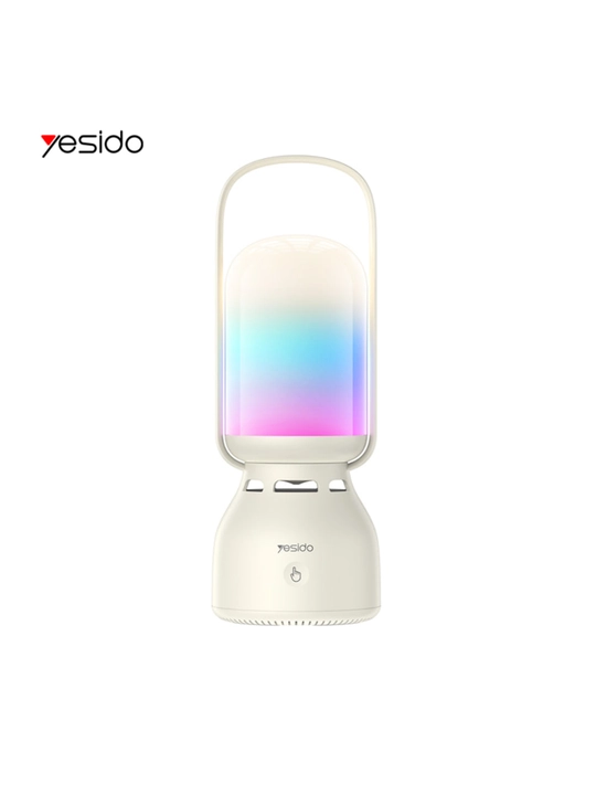 Simsiz Bluetooth kolonka-lampa, LED RGB, portativ, Yesido YSW26