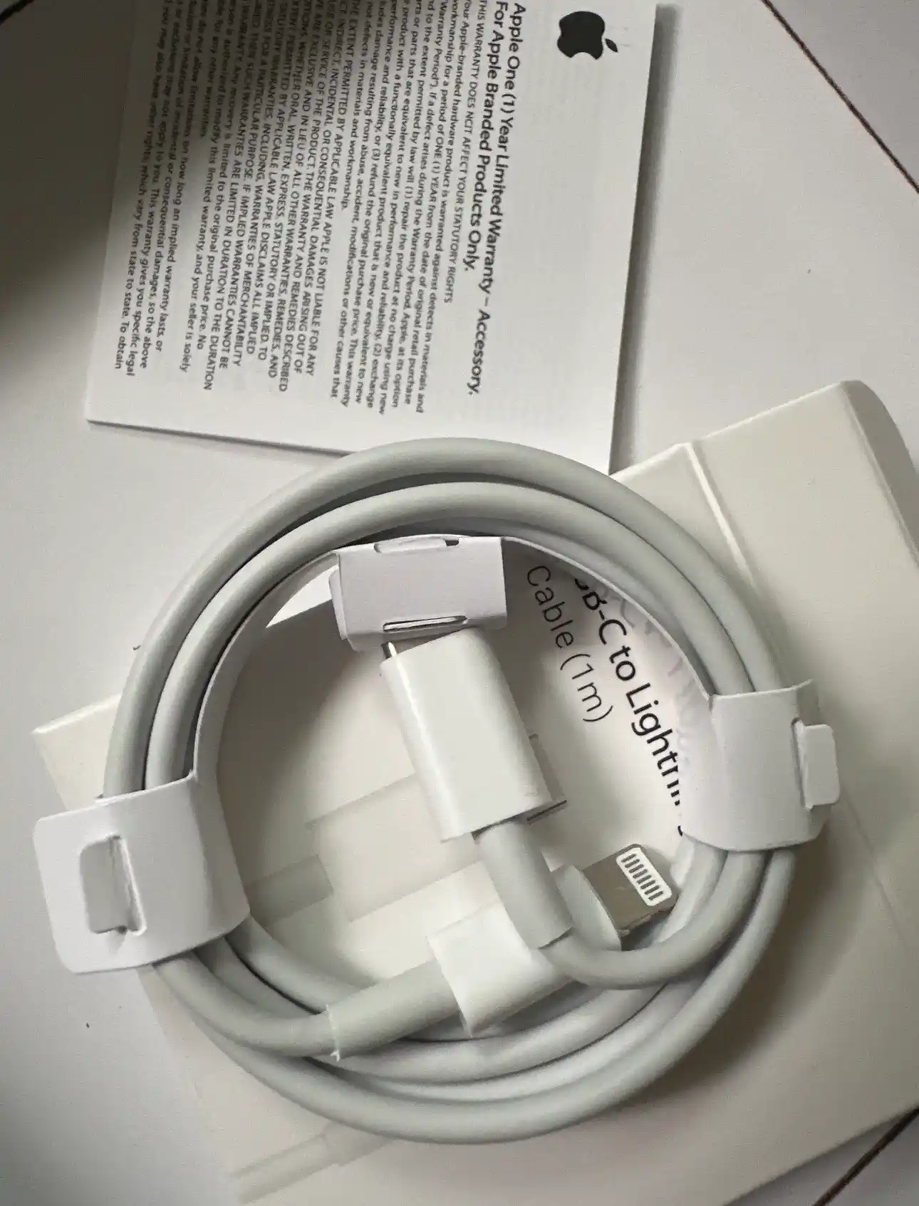 Type-C → Lightning kabel – iPhone X, 11, 12, 13, 14 to‘liq mos