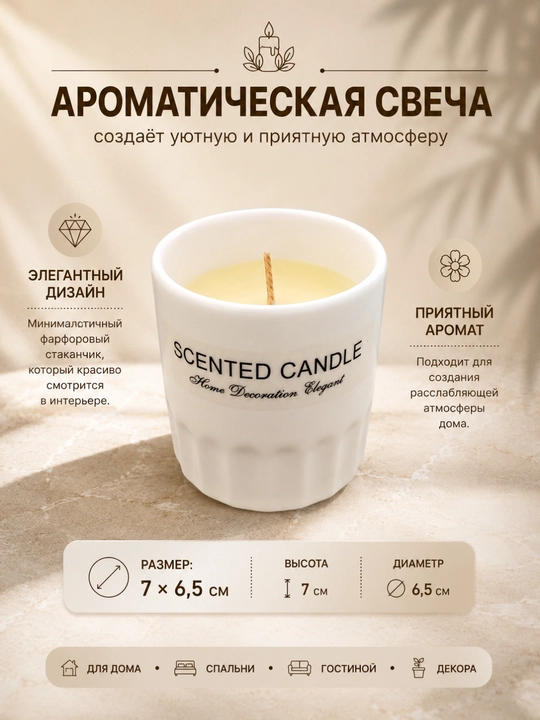 Stakandagi xushbo‘y aromatik sham - 