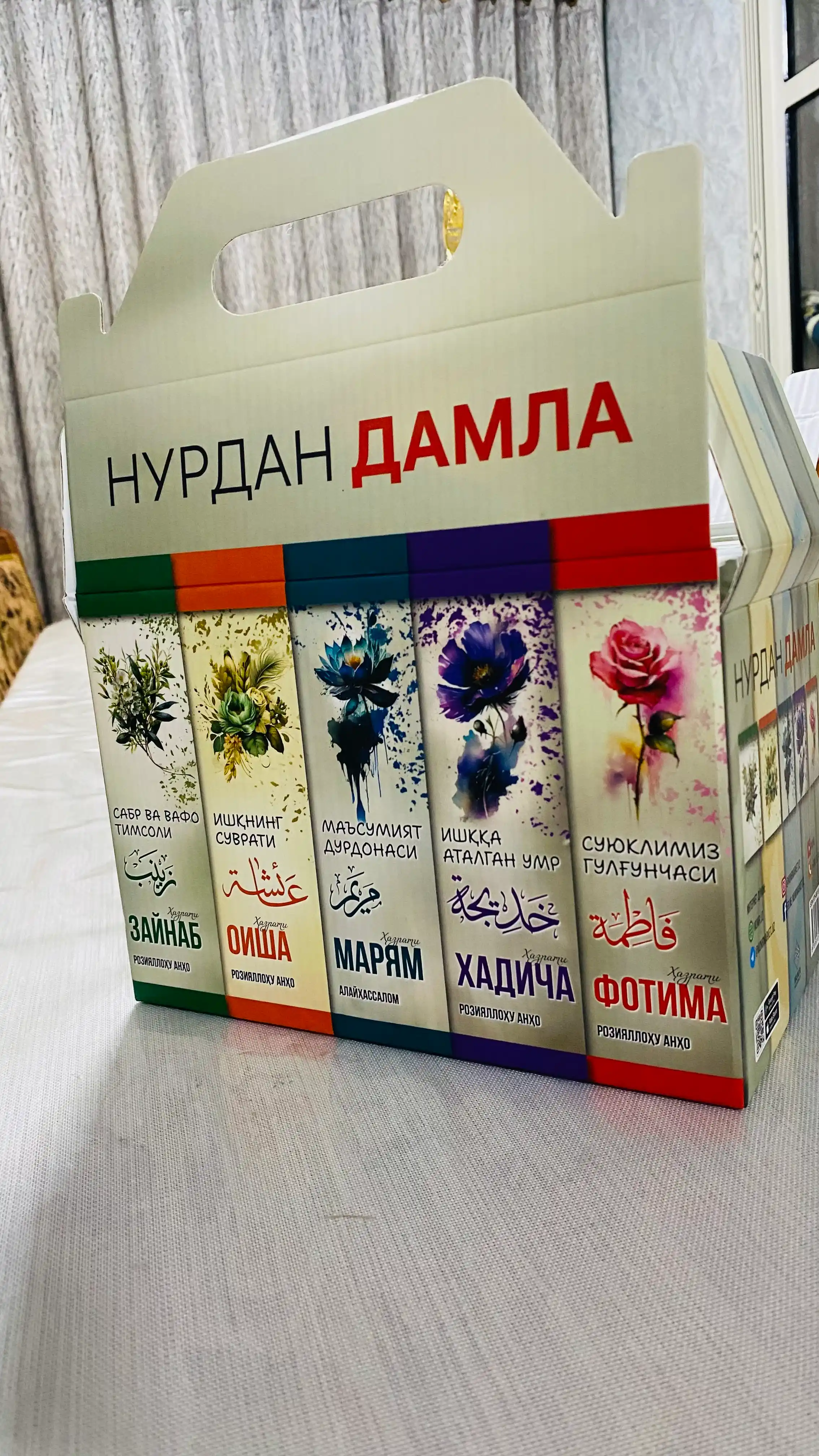 Хадиджа, Фатима, Аиша, Зайнаб, Марьям – комплект книг Нурдан Дамла