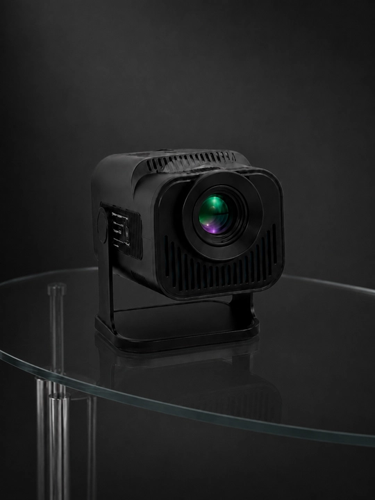 Mini Android proyektor, 2 ta geympad, Wi-Fi, Bluetooth, HDMI, USB, pultli to‘plam - 