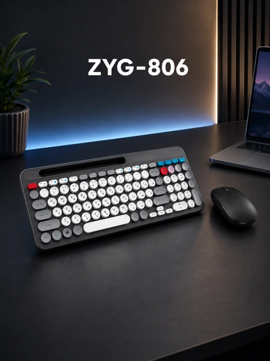 ZYG-806 Simsiz Bluetooth va 2.4G Klaviatura Sichqoncha To‘plami