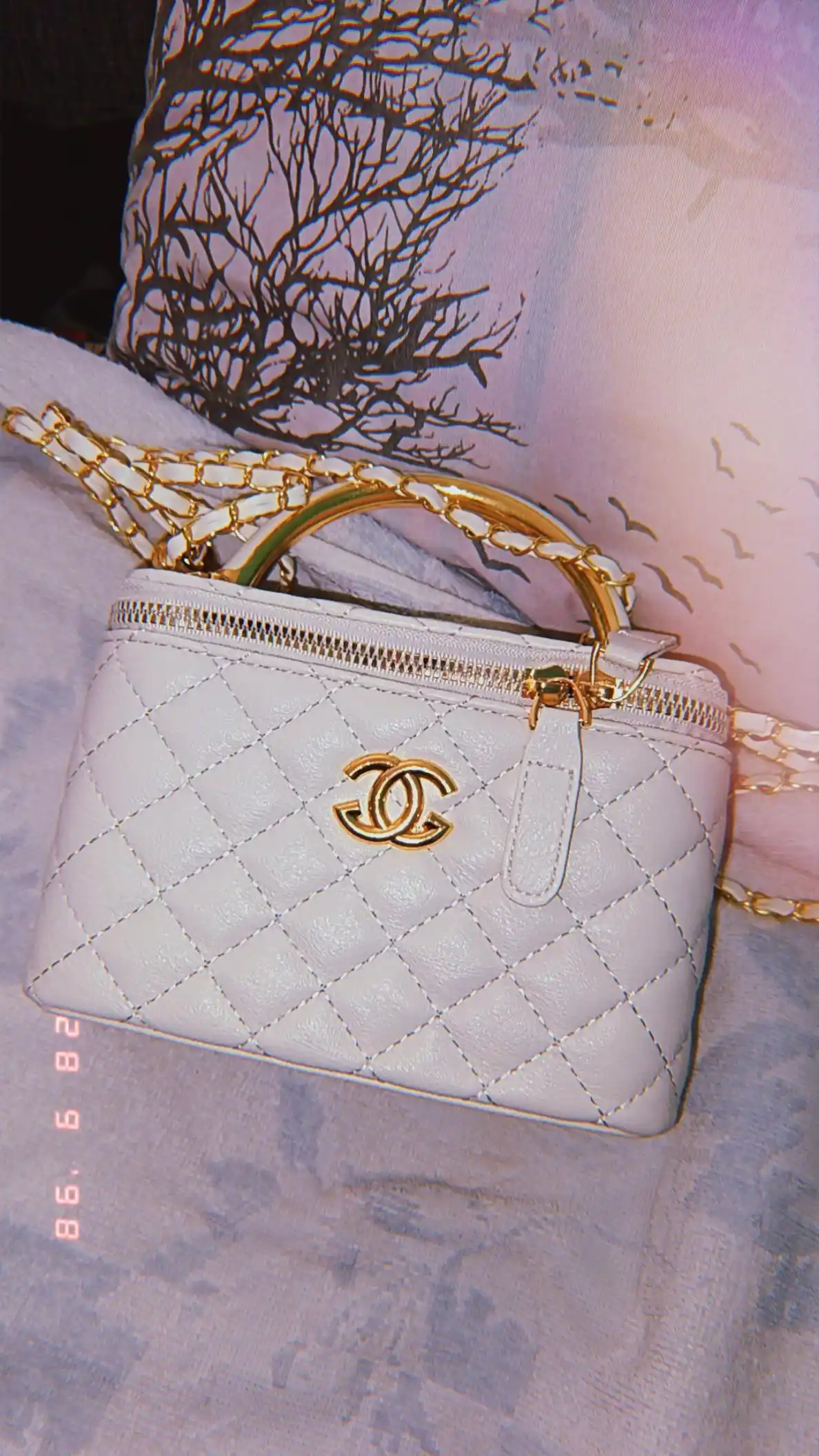 Сумка женская мини через плечо, кросс-боди на цепочке, в стиле Chanel