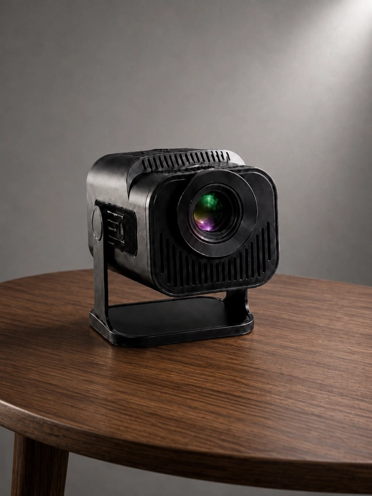 Multimedia Android proyektor, 2 geympad, Wi-Fi, Bluetooth, HDMI, USB, pult bilan - 