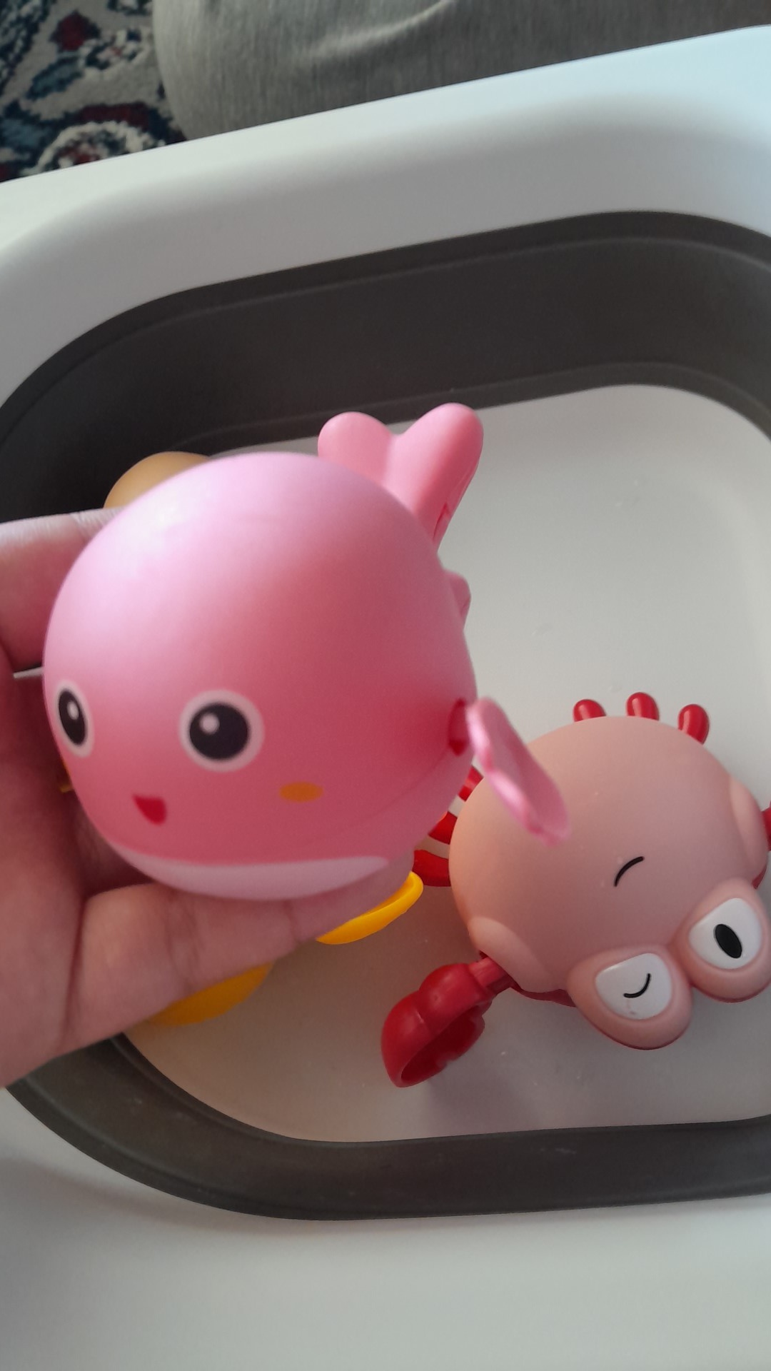 Заводные игрушки для купания утка, кит, черепаха, набор 3 шт