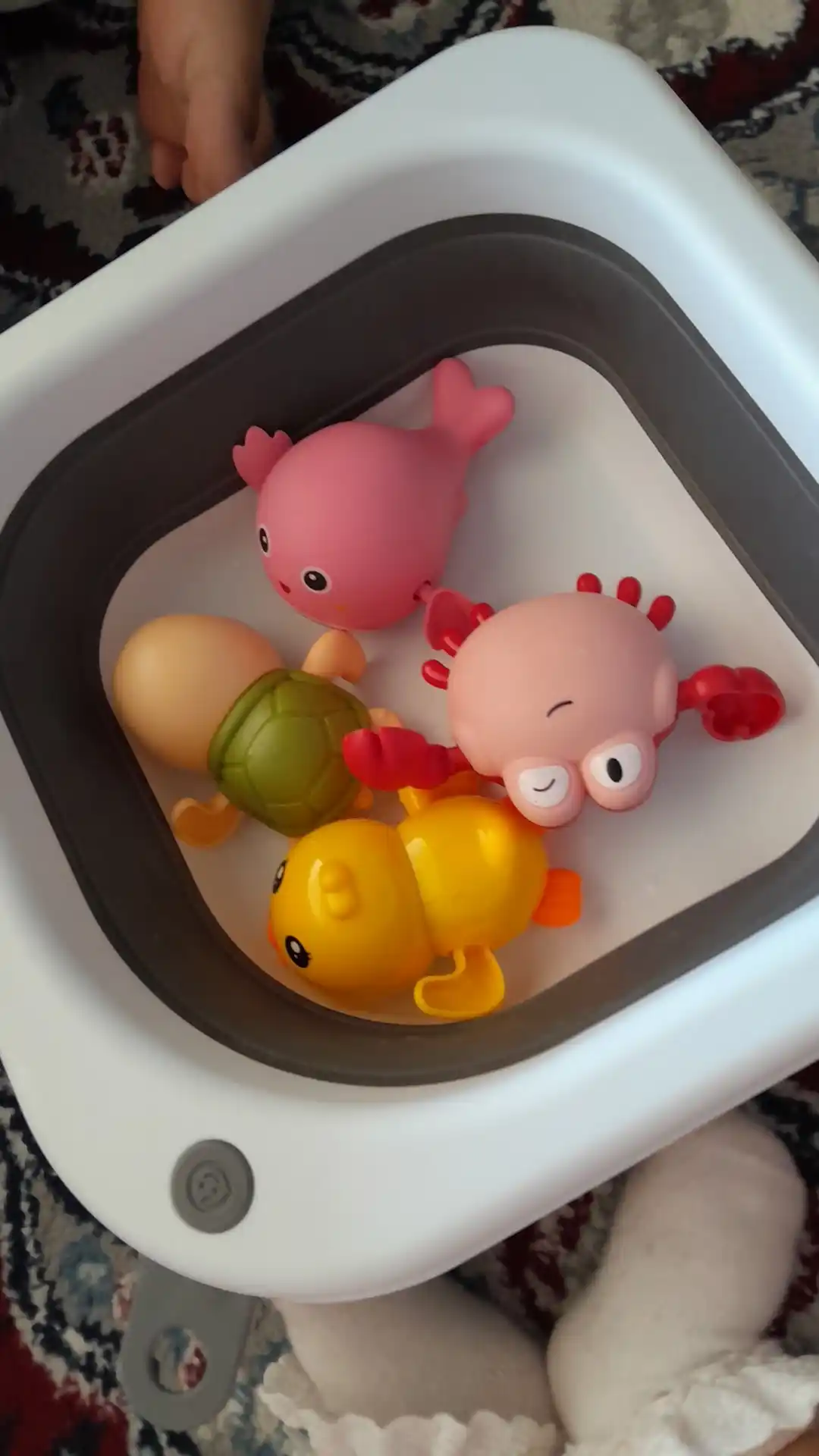Заводные игрушки для купания утка, кит, черепаха, набор 3 шт