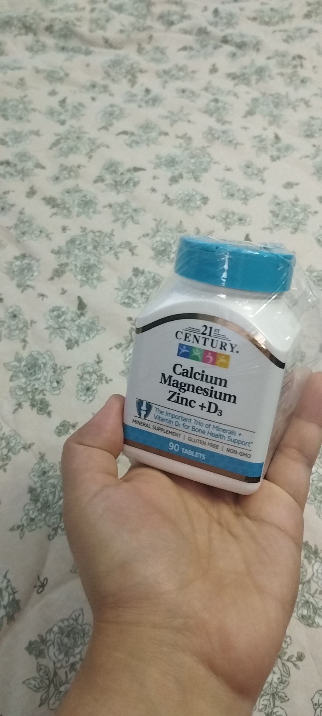 Cal Mag Zinc + D3 21st Century 90 dona + Sovg'a: 4 tasi 1 da Tabletnitsa AQSh