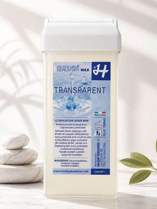 Картриджный воск для депиляции Holiday Trasparente Professional, 100 мл