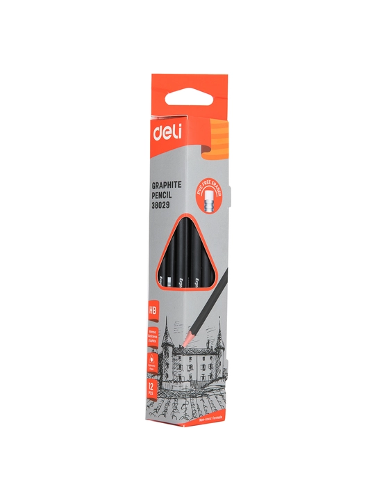 E38029 o'chirg'ichli qalam, HB Deli 12 dona - 