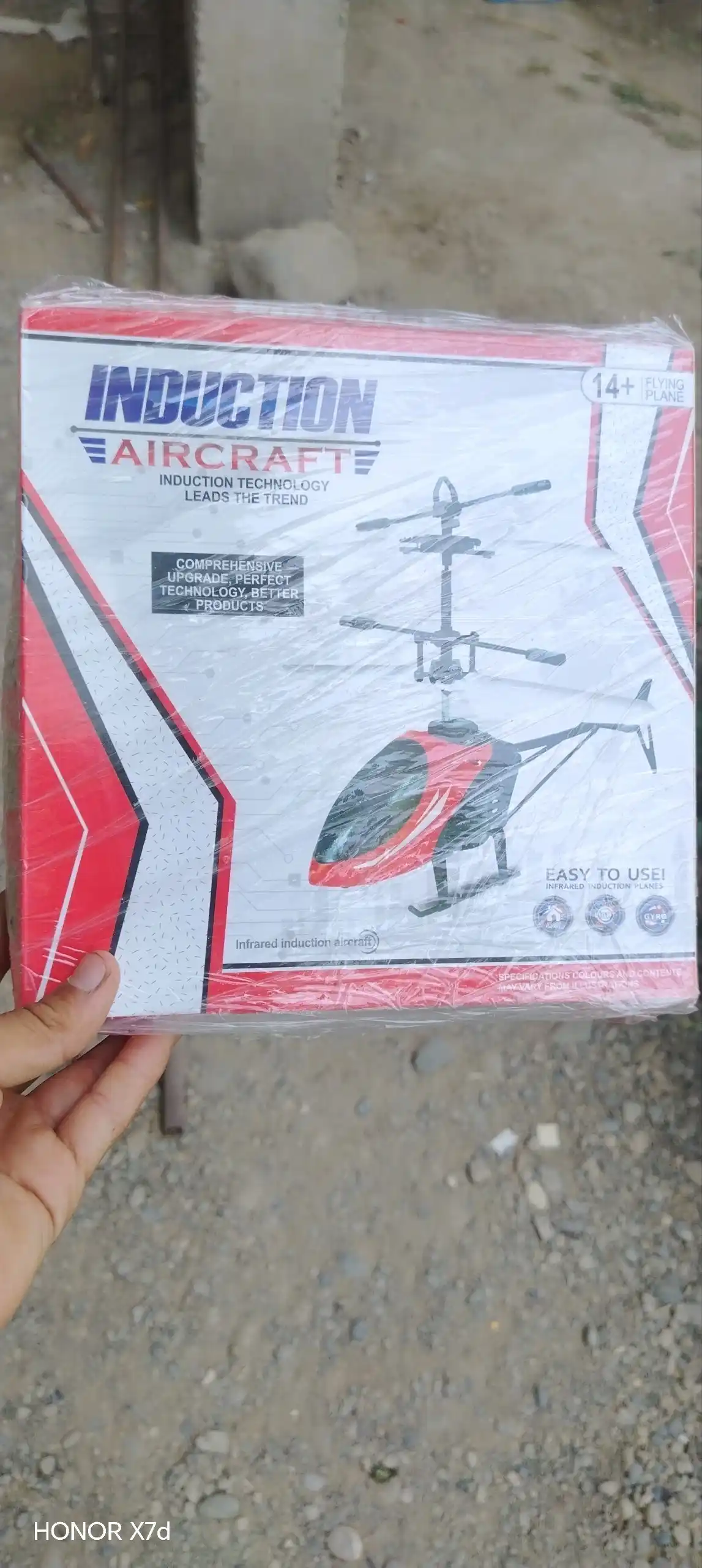 Sensorli boshqaruvli uchuvchi o'yinchoq vertolyot, dron, USB zaryad, bolalar uchun
