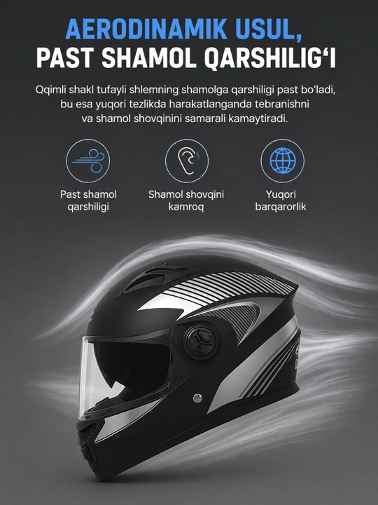 AXK moto shlem – mototsikl va skuter uchun himoya kaskasi