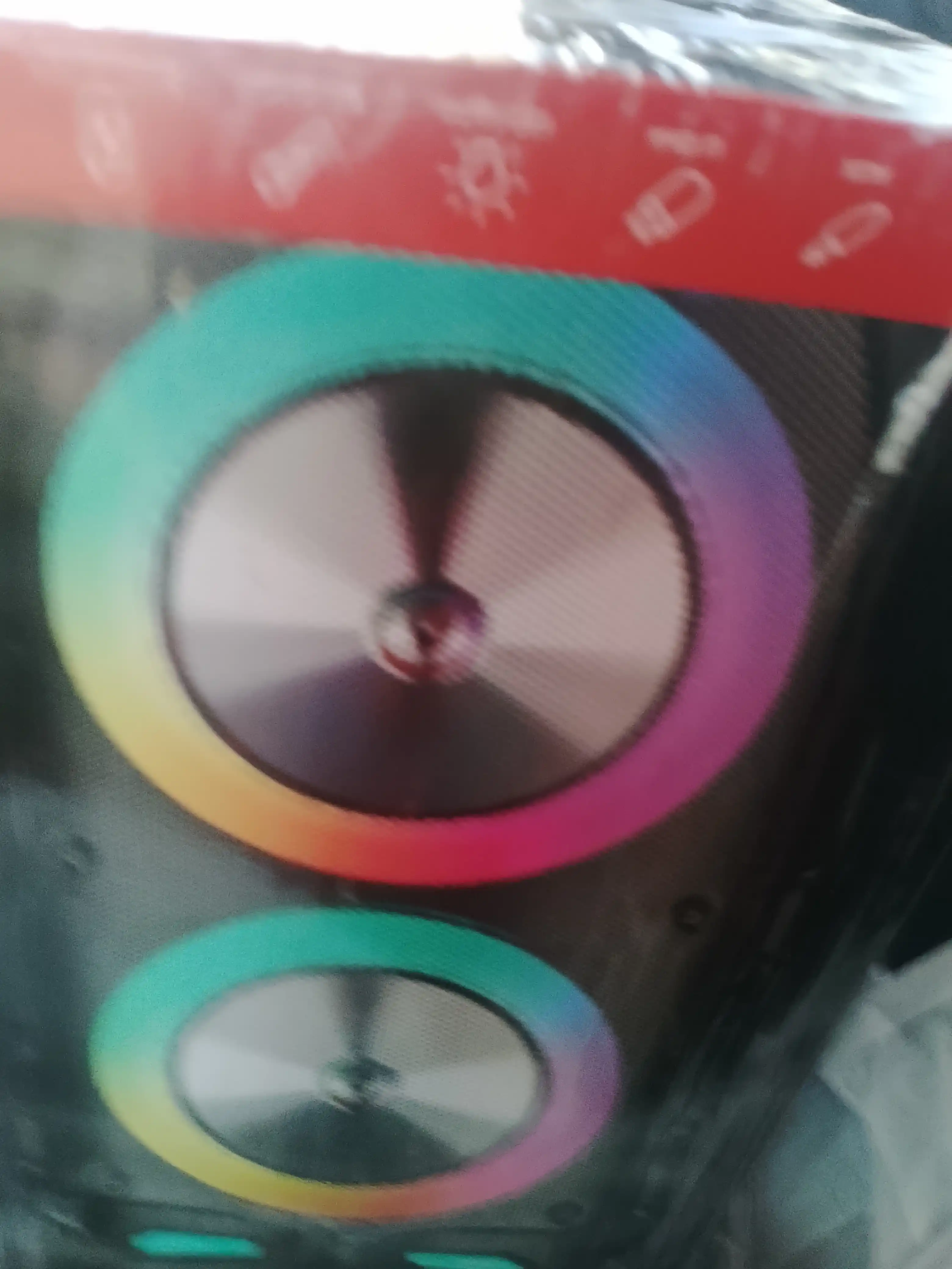 Katta Bluetooth simsiz kolonka, karaoke, RGB yoritish, mikrofon va pult bilan