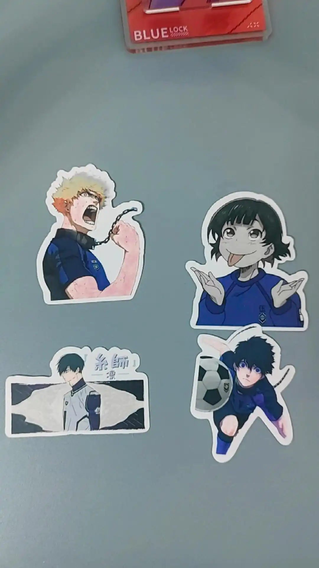 Akril figurasi "Blue Lock" Moviy qamoqxona, Yuichi, Bachira, Nagi, Reo