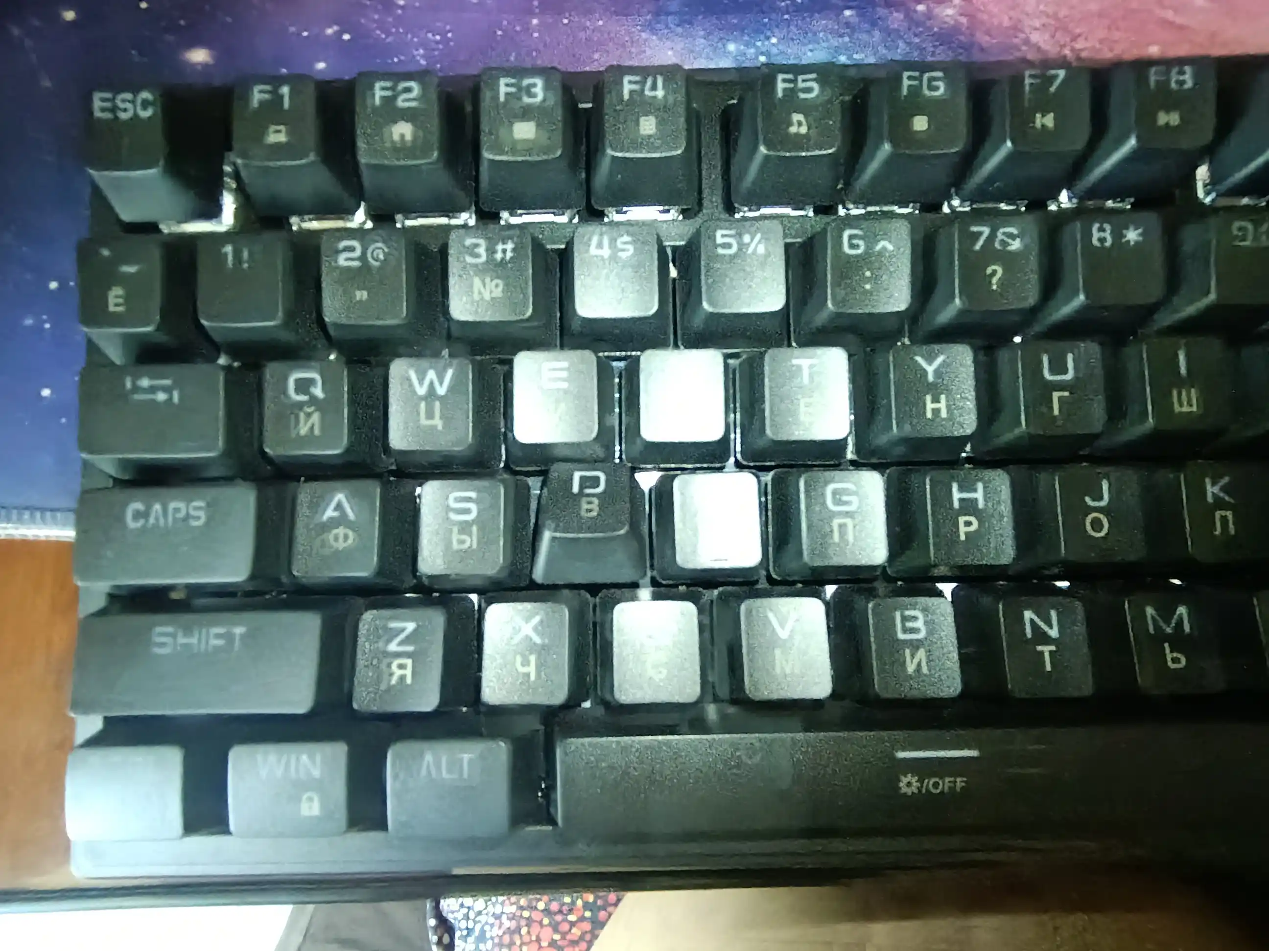 Klaviatura, simli, o‘yin klaviaturasi, AVT Gaming KGW05 Black