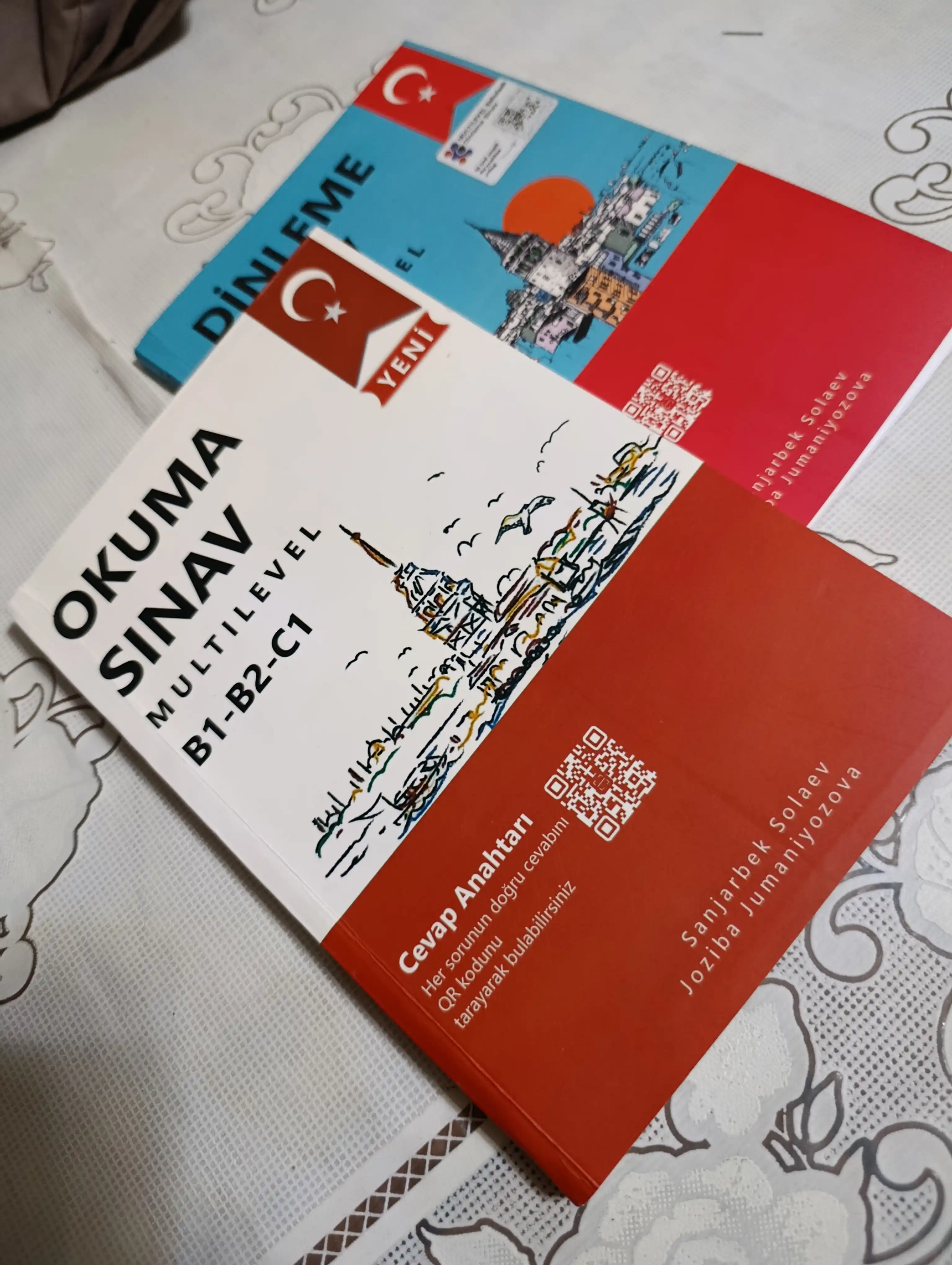 CEFR B1, B2, C1 uchun turk tilidagi Sinav Multilevel, Dinleme, Okuma, Yazma, Konusma kitob