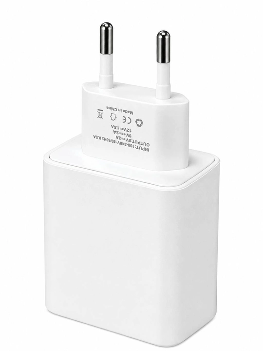 TESCO 20W Быстрое зарядное устройство QC 3.0, USB-A, с кабелем Micro USB / Type-C