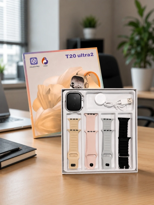 Aqilli soatlar, Smart Watch Ultra va iPods pro quloqchini, 7 ta tasmali, 9 tasi 1 da - 